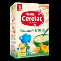 Bán Bột ăn dặm Nestle Cerelac - Rau xanh & bí đỏ (200gr)