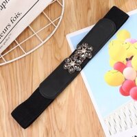 Bán buôn đầm nữ, thắt lưng co giãn, áo khoác thời trang đa năng mới, thắt lưng đen