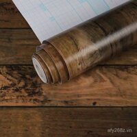 Bán buôn giấy dán tường PVC vân gỗ phong cách Nhật Bản, giấy dán tường tủ quần áo, nội thất, mặt bàn, giấy dán tường tự dính