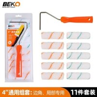 Bán buôn tại nhà máy 4inch bộ chổi mini 11 món bằng sợi polyester siêu mịn, hai loại chổi không góc chết