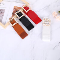 Bán buôn thắt lưng rộng co giãn thời trang cho phụ nữ, áo khoác lông vũ, thắt lưng co giãn thoải mái, thắt lưng trang trí phong cách Hàn Quốc