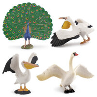 ★Bán buôn thời gian có hạn★Trẻ Em Khoa Học Giáo Dục Mô Phỏng Động Vật Hoang Dã Pelican Mụn cóc Mũi Thiên Nga Con Công Mô Hình Để Bàn Trang Trí Đồ Trang Trí Đồ Chơi Trẻ Em Quà Tặng