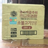 Bán Buôn - Thùng 20 Chai Sốt Ướp Thịt Bò Bulgogi Beksul Hàn Quốc 290 gam