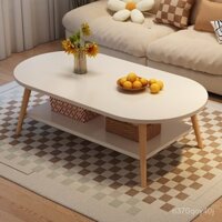 Bàn Cà Phê Căn Hộ Nhỏ Gia Đình Phòng Khách Sofa Bàn Trà Bàn Thấp Chân Gỗ Nguyên Khối Bàn Nhỏ Đơn Giản Hiện Đại Cho Thuê
