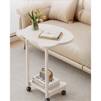Bàn Cà Phê Nhỏ Có Bánh Xe Sáng Tạo, Bàn Bên Gấu Trúc Hình Chữ C, Bàn Đầu Giường Hình Chữ U, Bàn Góc SOFA PHÒNG KHÁCH