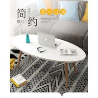 Bàn cà phê phòng khách Bắc Âu Yijiada bàn trà căn hộ nhỏ hiện đại và đơn giản ghế sofa chân gỗ nguyên khối Bàn thấp gia dụng