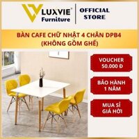 Bàn cafe chữ nhật 4 chân DPB4 (không gồm ghế)