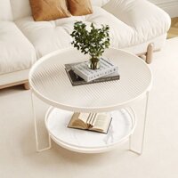 Bàn Cafe Kính Cường Lực Changhong Kiểu Ý Hiện Đại Hot Trên Mạng Bàn Mini Tối Giản Gia Dụng Hình Tròn Phòng Khách Căn Hộ