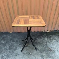 Bàn cafe kite. Bàn uống nước fansipan vuông 55cm màu gỗ siêu đẹp. Bàn ghế cafe