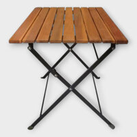 Bàn café mini xếp gọn IBIE Shefield chân sắt sơn tĩnh điện, tùy chọn màu sắc, gia công tỉ mỉ