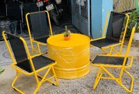 Bàn cafe thùng phi