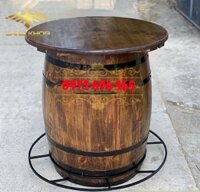 BÀN CAFE THÙNG RƯỢU GỖ TẠI Hà Nội – HCM