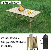 Bàn Cắm Trại Gấp Gọn Đa Năng - Bàn Xếp Gấp Gọn Du Lịch Dã Ngoại, Câu Cá, Phượt Đủ Size