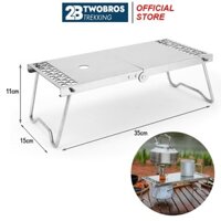Bàn Camping, Bàn Gấp Inox, Bàn Bếp Mini Di Động Cắm Trại Ngoài Trời - Chính Hãng TwoBros