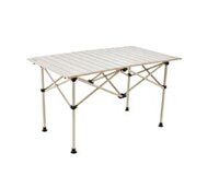 Bàn Camping Xếp Gọn Mặt Bàn Nhôm 7075 Cuộn, Chân Thép Sơn Epoxy không rỉ HISPEED cắm trại dã ngoại