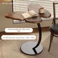Bàn Cạnh Bướm Đơn Giản, Bàn Trà Gỗ Màu Óc Chó Đen, Ghế Sofa Phòng Khách, Phòng Ngủ, Bàn Đầu Giường