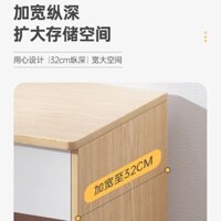 Bàn cạnh giường ngủ đơn giản hiện đại nhỏ lưu trữ lưu trữ phòng ngủ nhà đầu giường tủ nhỏ giả gỗ chắc chắn đầu giường có