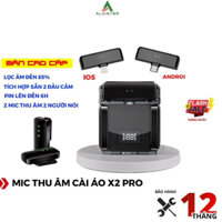 [Bản Cao Cấp ]Micro thu âm không dây cài áo X2 Luxury - K9, - Khử Tiếng Ồn Cao Cấp - Khoảng Cách 20m - Chính Hãng