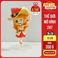 (Bản cao cấp) Mô hình One Piece Nami cực kì xinh xắn đáng yêu - cao 16cm có hộp màu
