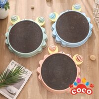 Bàn Cào Móng Cho Mèo Hình Thù Con Cua Kèm Lục Lạc