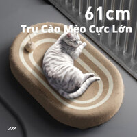 Bàn Cào Móng Cho Mèo Hình Trái Xoan Cây Cào Móng Cho Mèo Cực Lớn Vật Liệu Salu Đa Năng Ngăn Ngừa Bong Tróc Mài Mòn