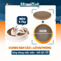 Bàn Cào Móng Size 50*42cm Cho Mèo Kèm Thêm Lõi Dự Phòng 42cm BC042L MiaoCat