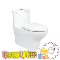 Bàn cầu 1 khối Viglacera V37M