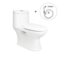 Bàn cầu 1 khối Viglacera V39M + xịt VG826