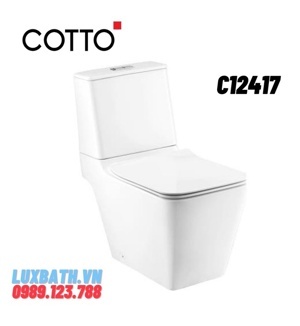 Bàn cầu 2 khối Cotto C12417