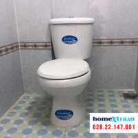 Bàn cầu 2 khối hai nhấn Landsign