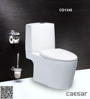 Bồn cầu Caesar CD1345 (CD-1345) - 2 khối