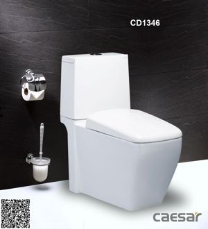 Bồn cầu Caesar CD1346 (CD-1346) - 2 khối