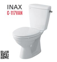 Bàn cầu 2 khối nắp êm xả gạt Inax C-117VAN