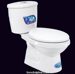 Bàn cầu 2 khối xả nhấn Dolacera DL234