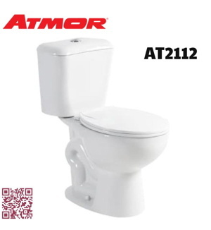 Bàn cầu ATMOR AT2112, 2 khối