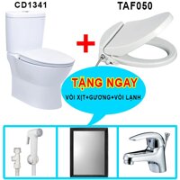 Bàn cầu CAESAR CD1341 + TAF050