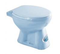 Bàn cầu cụt Dolacera màu xanh biển