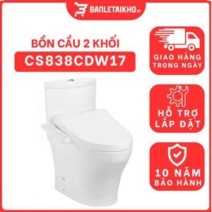 Bàn cầu hai khối CS838CDW17