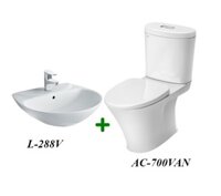 Bàn cầu Inax AC700VAN + Lavabo Inax L288V