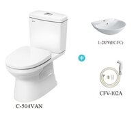 Bàn cầu Inax C504VAN + L285V + CFV102A