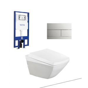 Bàn cầu két âm treo tường Nahm Naan SVC2860HW10N01