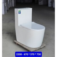 Bàn cầu nguyên khối Gabba 2208 giá rẻ dưới 3 triệu