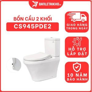 Bàn cầu TOTO 2 khối CS945PDE2 - Thoát ngang