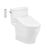 Bàn cầu TOTO, kèm nắp rửa điện tử WASHLET dòng C5: CS767CRW15( thân kín dấu dây)