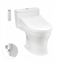 Bàn cầu TOTO, kèm nắp rửa điện tử WASHLET MS855DW14