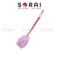 Bàn chải bông tắm cọ lưng Daiso Nhật Bản