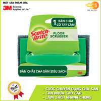 Bàn chải chà sàn siêu sạch không trầy xước Scotch-Brite 3M - Cước xanh 7722 siêu sạch, Cước trắng 7723 không trầy xước, Chà sàn nhà tắm, toilet - Xanh