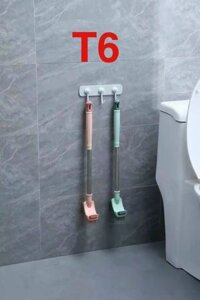 Bàn chải chà toilet Tmark 2 đầu, cán dài tiện lợi (Kiện 120 cái)