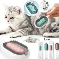 Bàn Chải Chải Lông Thú Cưng Làm Sạch Lược Massage Có Bình Nước Cho Chó Mèo Đồ Dùng Chung Chất Liệu Nhựa 220V Không Cần Sạc