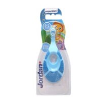 Bàn chải cho bé Jordan Step 1 lông siêu mềm (0 - 2 tuổi) - Màu ngẫu nhiên